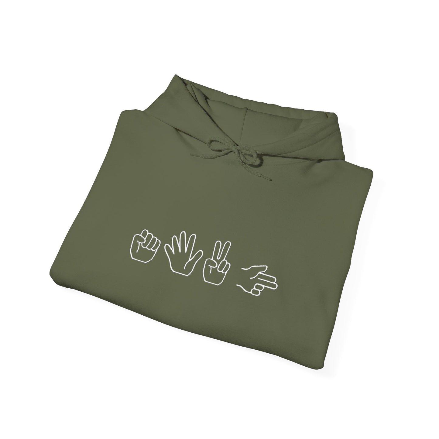 ROCK PAPER SCISSOR GUN HOODIE - DARK