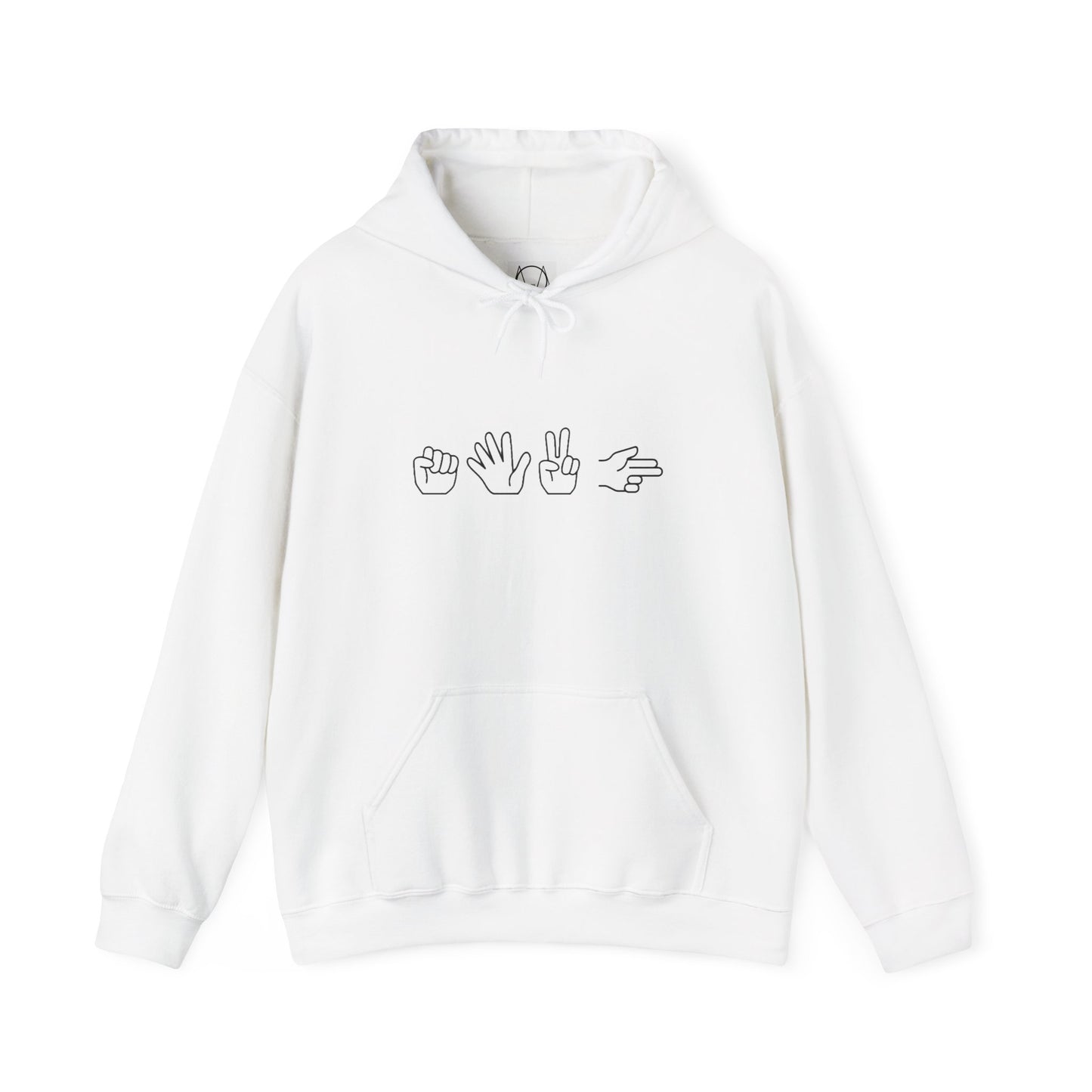 ROCK PAPER SCISSOR GUN HOODIE