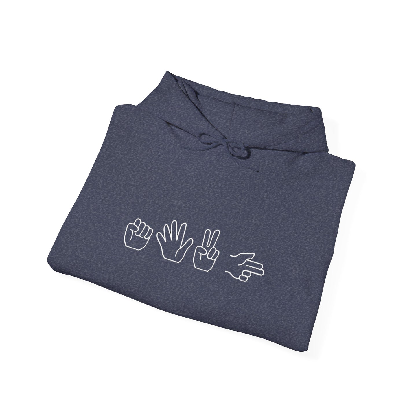 ROCK PAPER SCISSOR GUN HOODIE - DARK