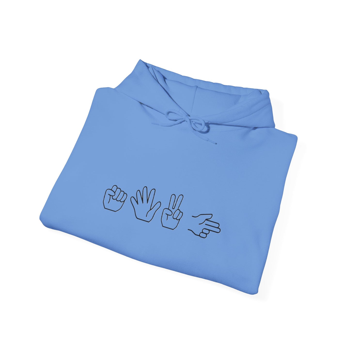 ROCK PAPER SCISSOR GUN HOODIE