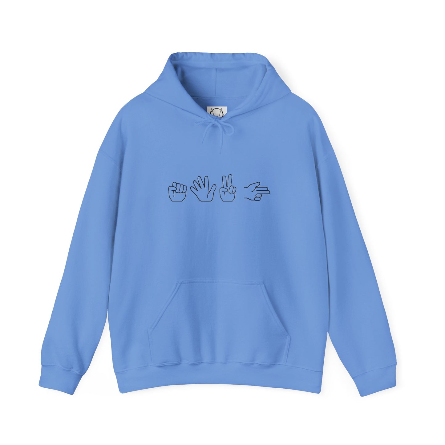 ROCK PAPER SCISSOR GUN HOODIE