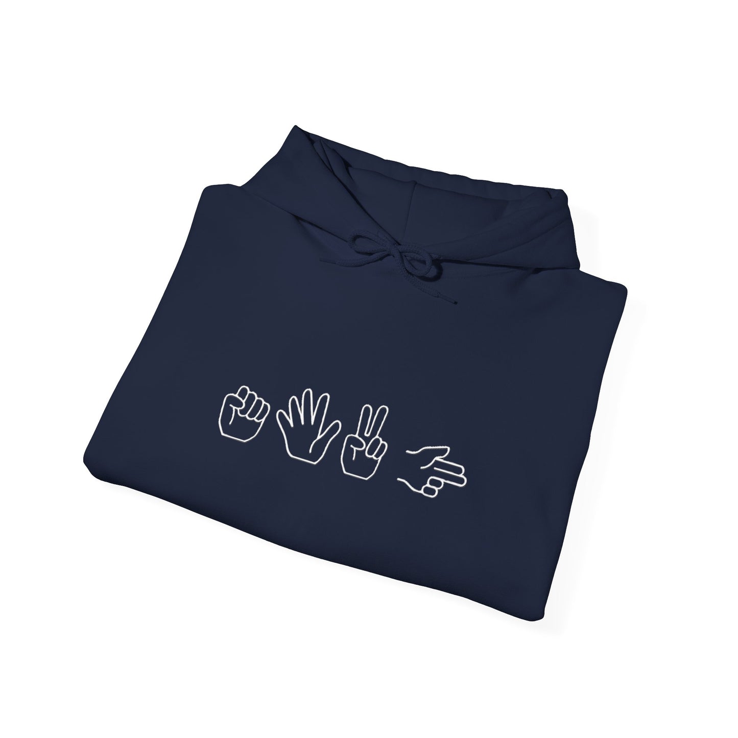 ROCK PAPER SCISSOR GUN HOODIE - DARK